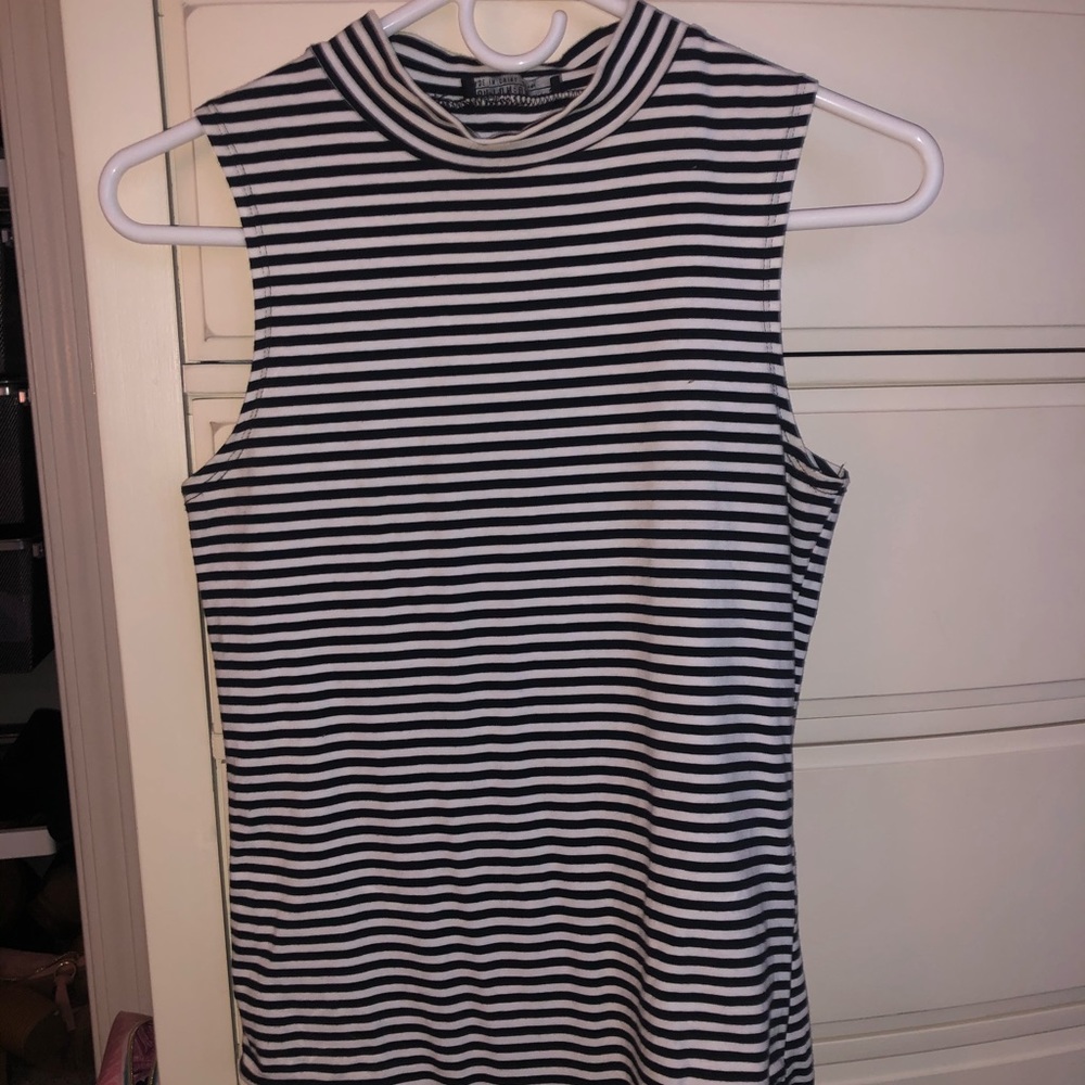 Striped bodysuit